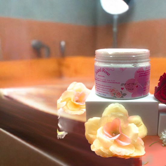 Island Rose: “Tease Me” Royal Jelly + Vitamin C whipped Body Scrub