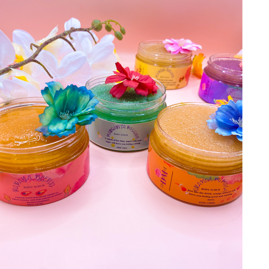 papaya blend body scrub