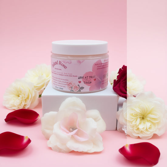 Island Rose: “Tease Me” Royal Jelly + Vitamin C whipped Body Scrub
