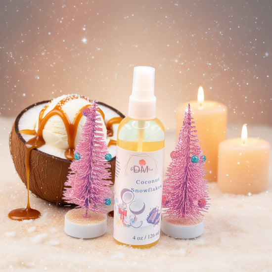 Coconut Snowflakes: Vitamin E + Nourishing Body Oil