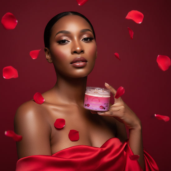 Crimson kiss: I’m Yours collagen + Nourishment Body Butter