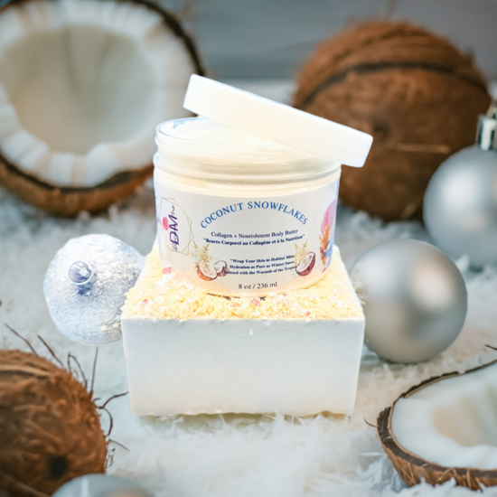 Coconut Snowflakes + Collagen : Nourishing Body Butter